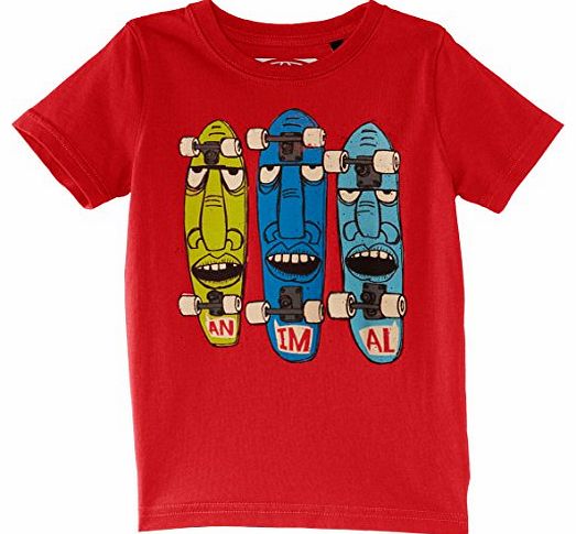 Animal Boys Hydrant T-Shirt, Red (Tomato), 15 Years (Manufacturer Size:X-Large)