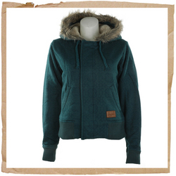 Animal Cariboo Hoody Aqua