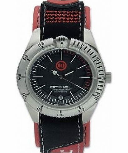 Animal Carver Watch - Black/Red