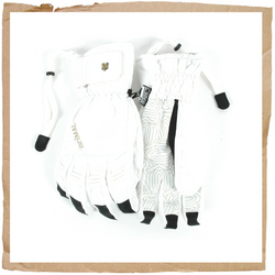 Cheveaux Ski Gloves  White