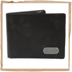 Animal Claw Pill Leather Wallet Black