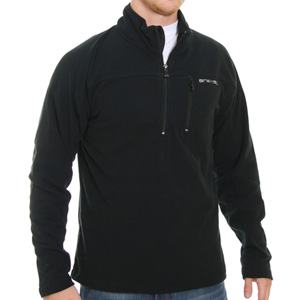 Animal Danube Half zip fleece - Black