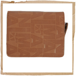 Animal Dee Leather Purse Chocolate