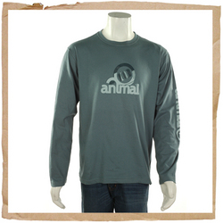 Animal Fawn Long Sleeve Tee Goblin Blue