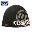 Animal Femur Beanie Hat - Black