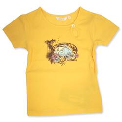 animal Girls Jnr Deena T-Shirt - Lemon Drop