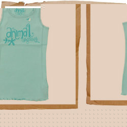 Animal Gobo Vest Baby Blue