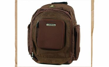 Animal Hatch Laptop Back Pack Brown