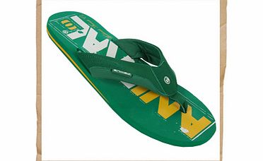 Animal Jekyll Grandslam Flip Flop Green