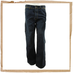 Animal Jnr Loose Fit Carpent Jeans   Dark Demin