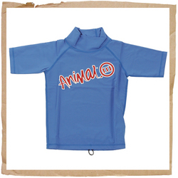 Animal Kendodd Jnr Rash Vest Vivid Blue