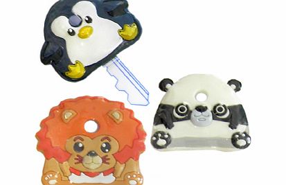 Animal Key Covers - Set of 3 Keypets Zookeys