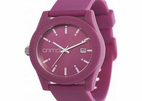 Animal Ladies Alvia Soft Pink Silikone Strap Watch