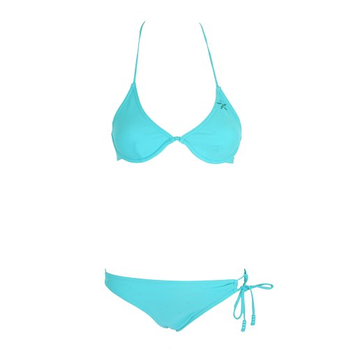 Animal Ladies Animal Balsam Underwire Bikini C52 Blue Caracao