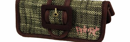 Animal Ladies Animal Malindi Textured Canvas Purse. Black