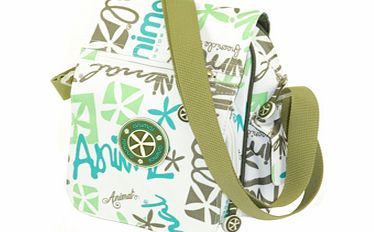 Animal Ladies Animal Poke Bag. White
