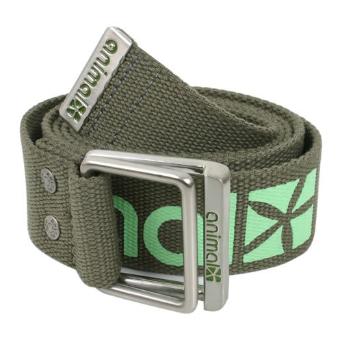 Animal Ladies Animal Web Belt Castor Green