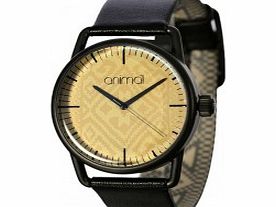 Animal Ladies Baise Black Strap Watch