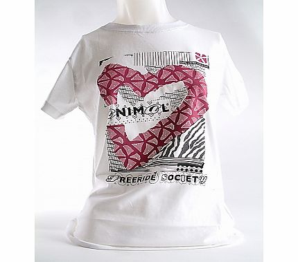 Animal Ladies BASIC TEE WP405 - WHITE
