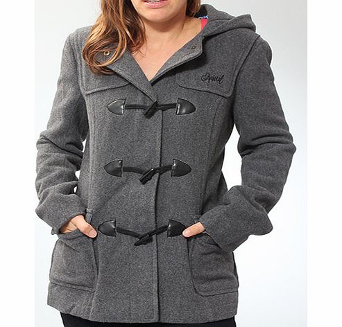 Animal Ladies Brody Duffle coat - Charcoal