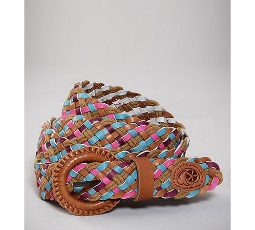 Cave Leather mix belt