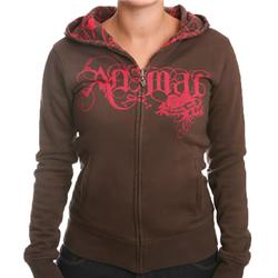 animal Ladies Juniporus Hood - Chocolate Brown
