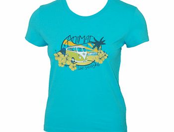 Animal Ladies Ladies Animal Abbey VW Crew Printed T-Shirt.