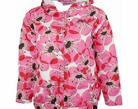 Ladies Animal Bagley Pack Away Rain Coat. Azalea