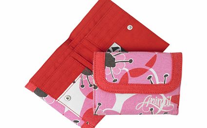 Ladies Animal Barb Surf Fashion Purse. Azalea Pink