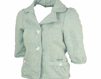 Animal Ladies Ladies Animal Beata Jacket. Aqua