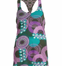 Animal Ladies Ladies Animal Clemens Long Vest Top. Spanish Olive