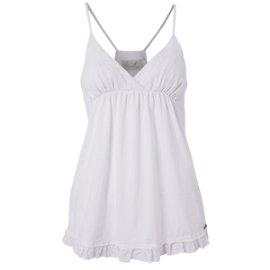 Animal Ladies Ladies Animal Cline Classic Deep V Vest Top. White