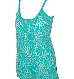 Animal Ladies Ladies Animal Close Devore Vest Top. Atlantis