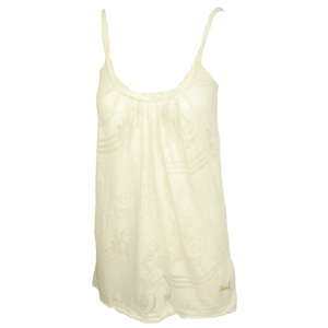 Animal Ladies Ladies Animal Gloria Delux Vest Top. Antique White