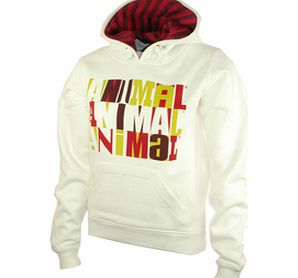 Ladies Animal Julietta Hoody. White