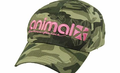 Animal Ladies Ladies Animal Kira Adjustable Cap. Camo