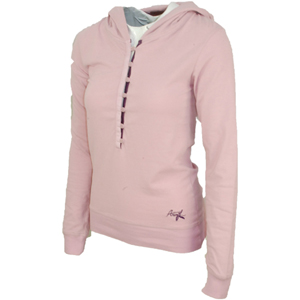 Animal Ladies Ladies Animal Matsu Hooded Long Sleeve T-Shirt.