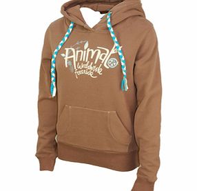 Animal Ladies Ladies Animal Rato Hoody. Acorn