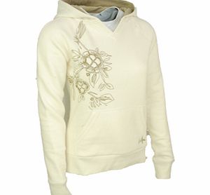 Animal Ladies Ladies Animal Robins Hoody. Antique White