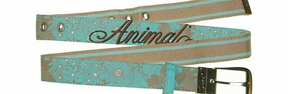 Animal Ladies Ladies Animal Twist Belt. Natural