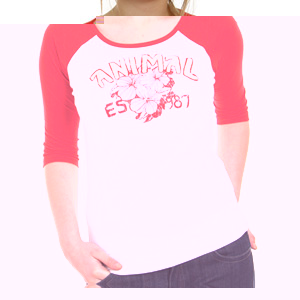 Animal Ladies Martel Half sleeve tee - Lollipop