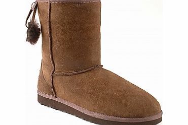 Animal Ladies NORTHSHORE SHEEPSKIN BOOTS - CHOCOLATE