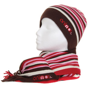 Animal Ladies Otago Hat and scarf set