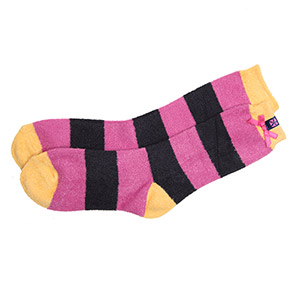 Animal Ladies Wido Bed socks - Ibis Pink