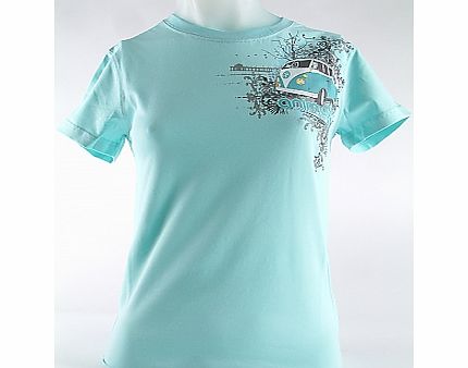 Animal Ladies WOMENS BASIC TEE WP400 - BLUE TIN