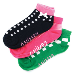 Animal Ladies Woolley 3 Pack trainer sock -