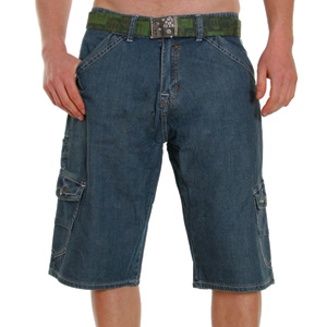 Animal Leash Denim shorts