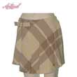 Leigh Check Skirt - Papyrus