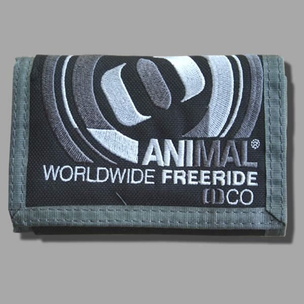 Animal Male Wallet (black/grey)