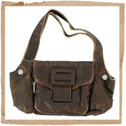 Animal Maybe Hand Held Bag Chocolate